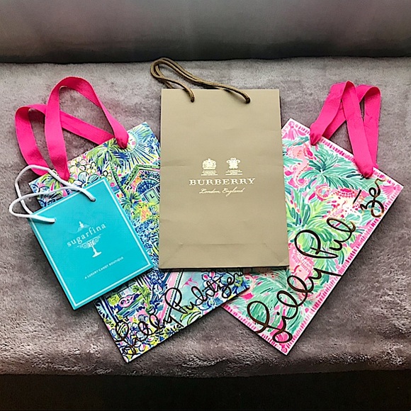Lot Designer Shopping Bags & Box - EUC - Picture 2 of 11